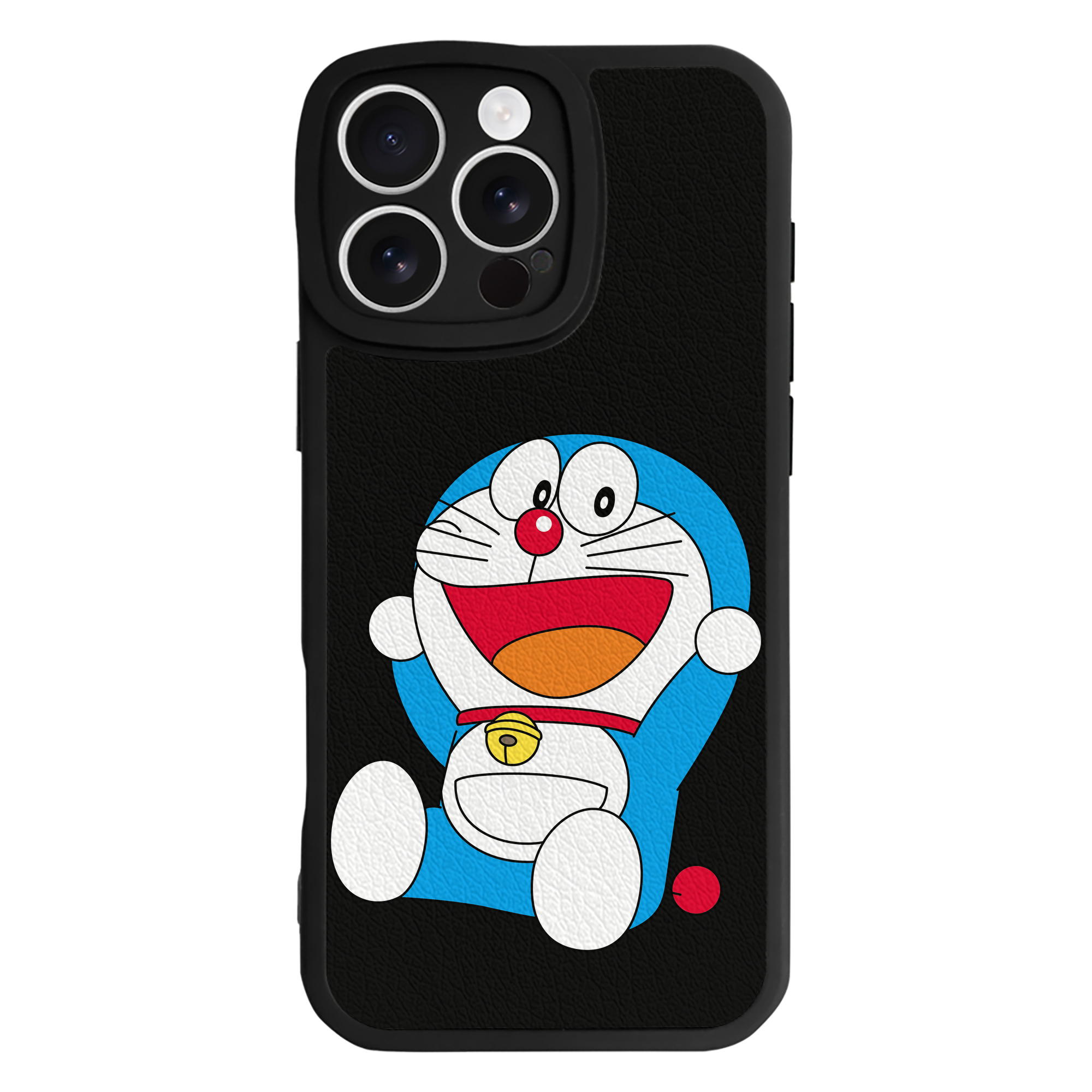 （画像用） ドラえもん Doraemon 【iPhone 16シリーズ対応】シリコンスマホケース（レザー調） 材質：シリコン
